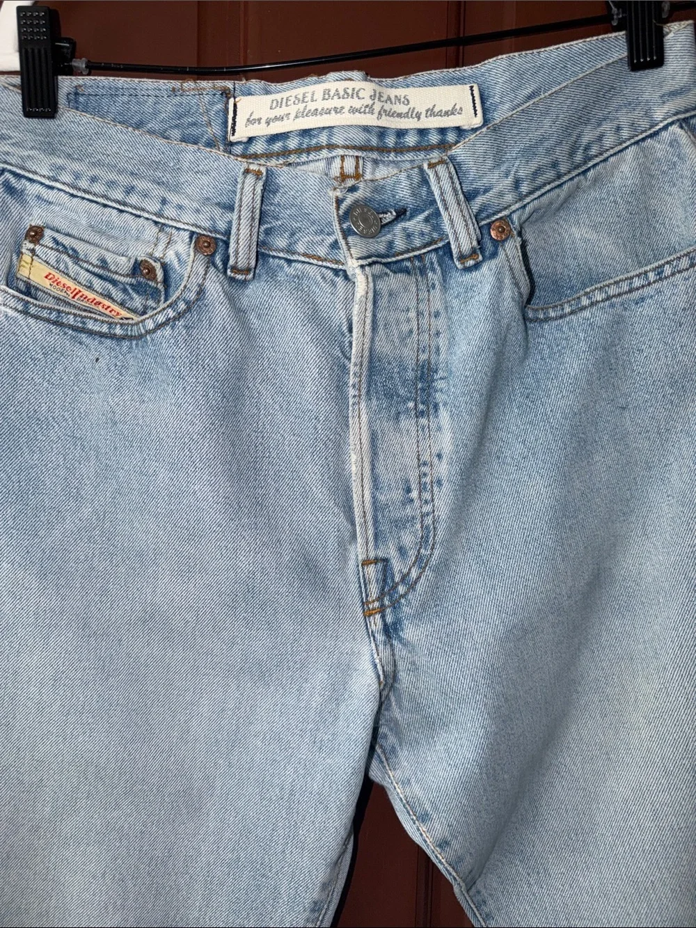 Diesel Light Blue Relaxed Fit Men’s Jeans